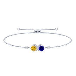Kay Jewelers silver birthstone bracelet